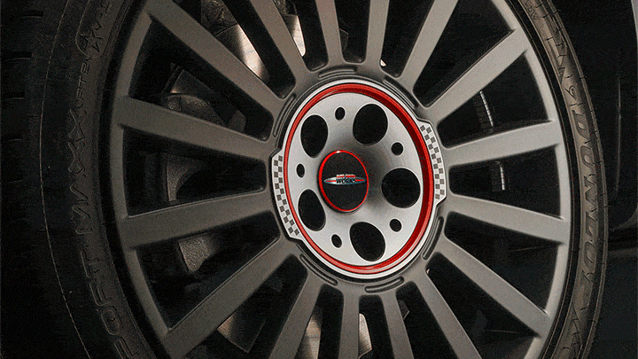 Accesorios MINI – tapacubos flotante MINI JCW – John Cooper Works