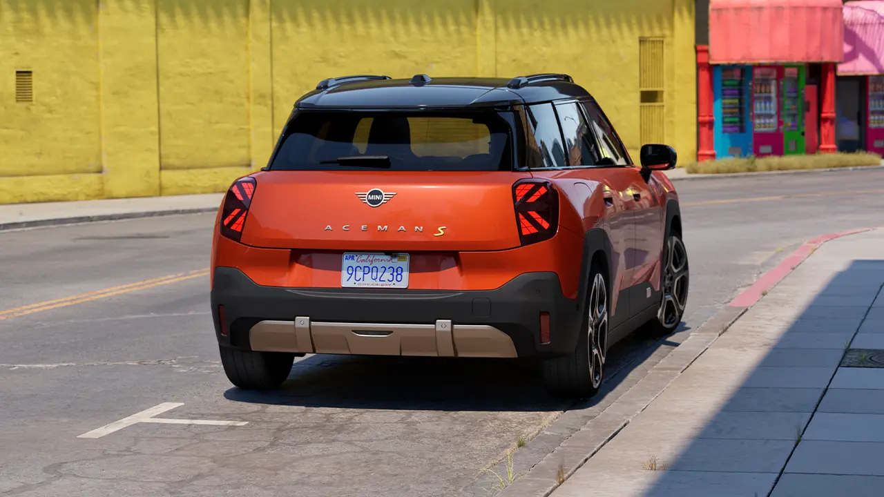 MINI Aceman 100% eléctrico - Vídeo de parte trasera