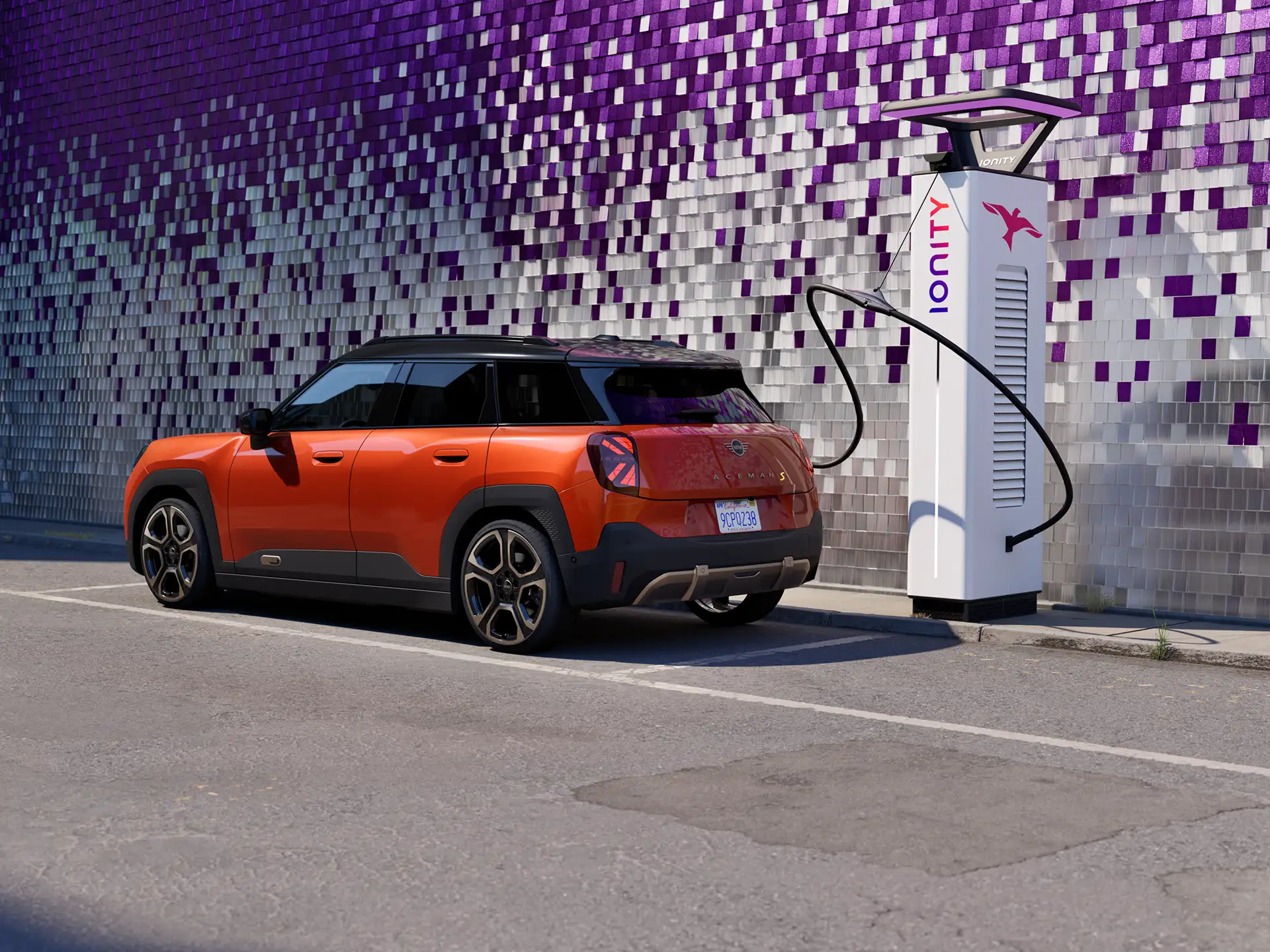 MINI Aceman 100% eléctrico - Carga en espacios públicos
