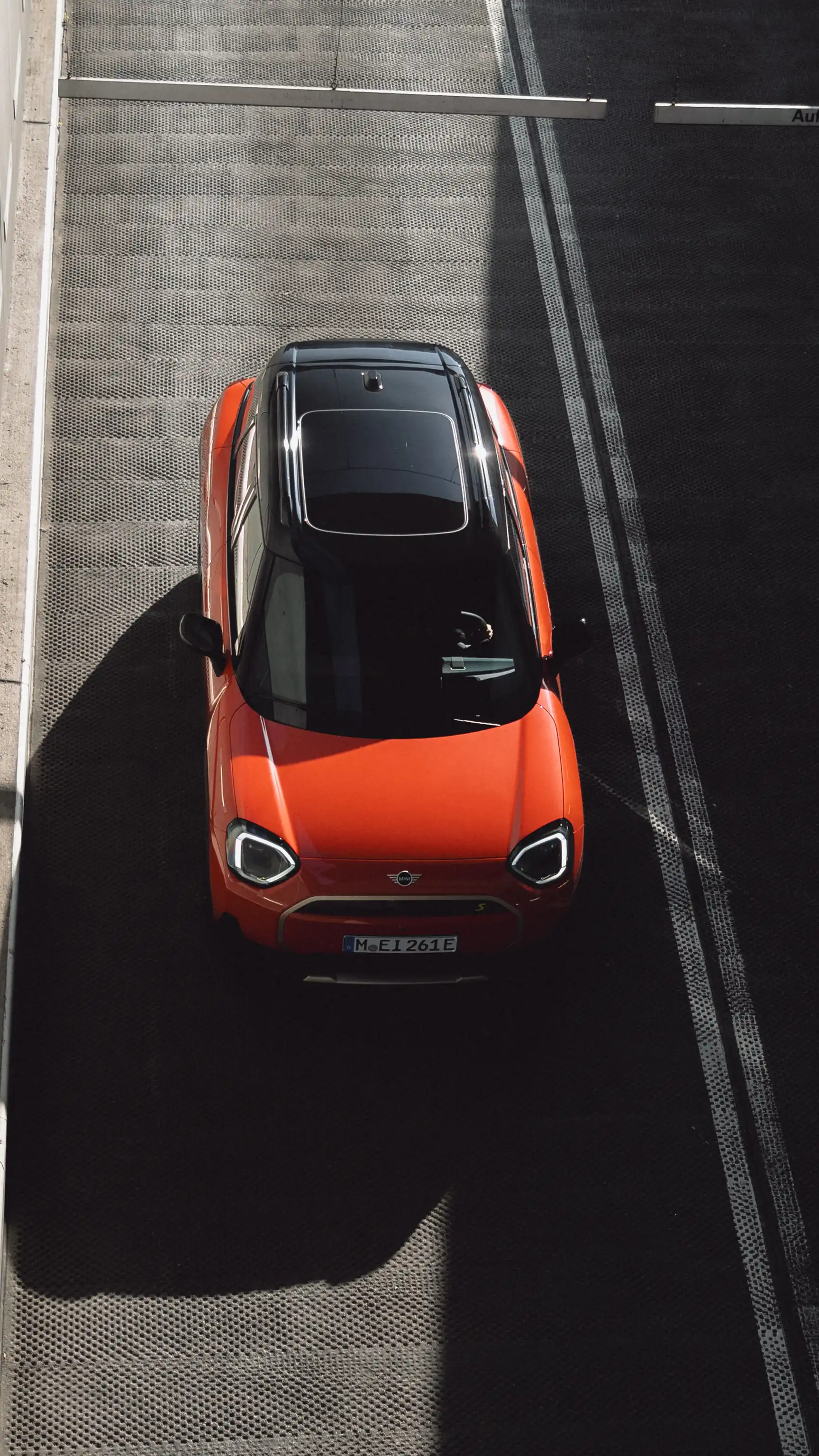 MINI Aceman 100% eléctrico - Vista superior