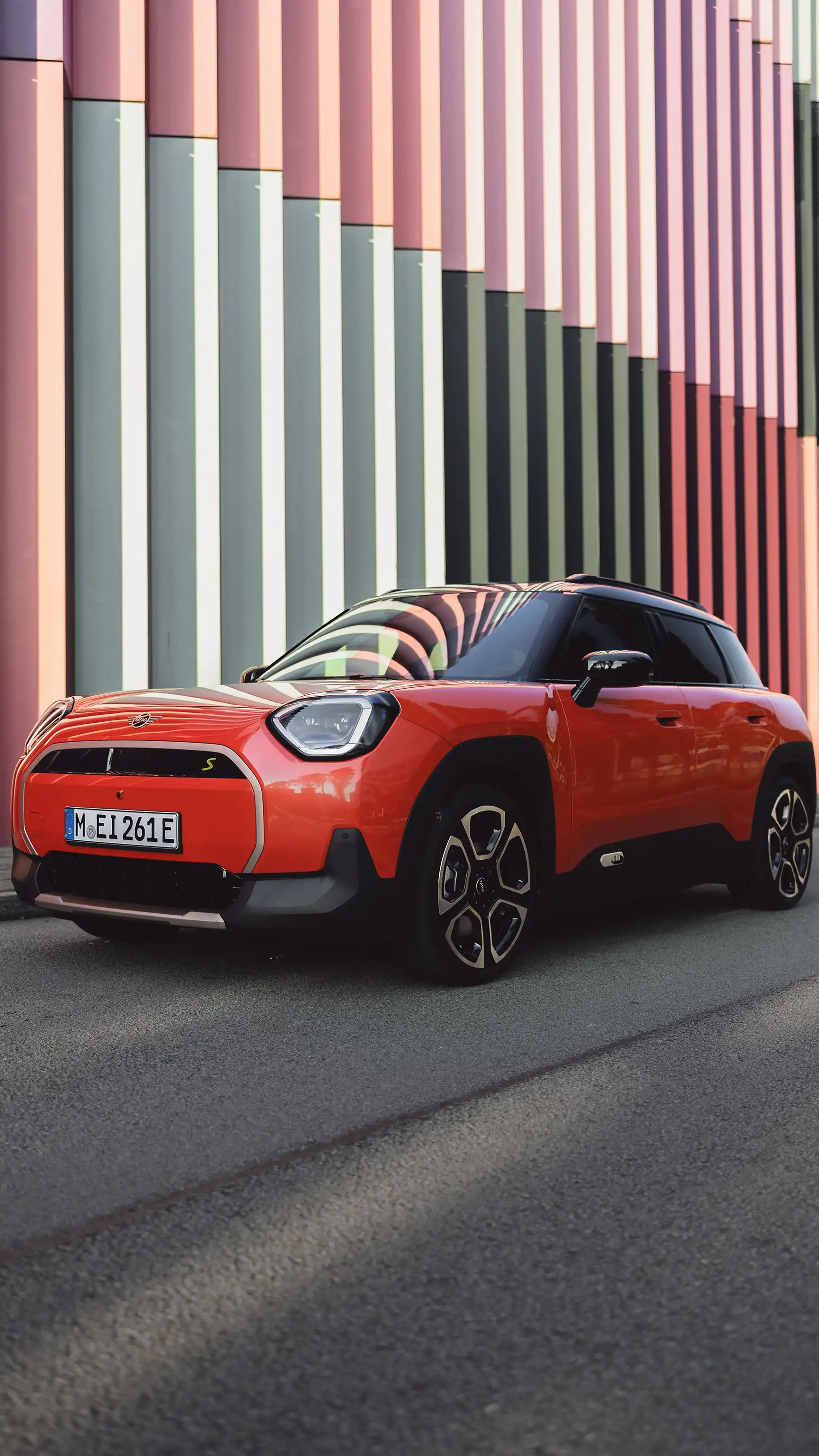 MINI Aceman 100% eléctrico - Vista frontal