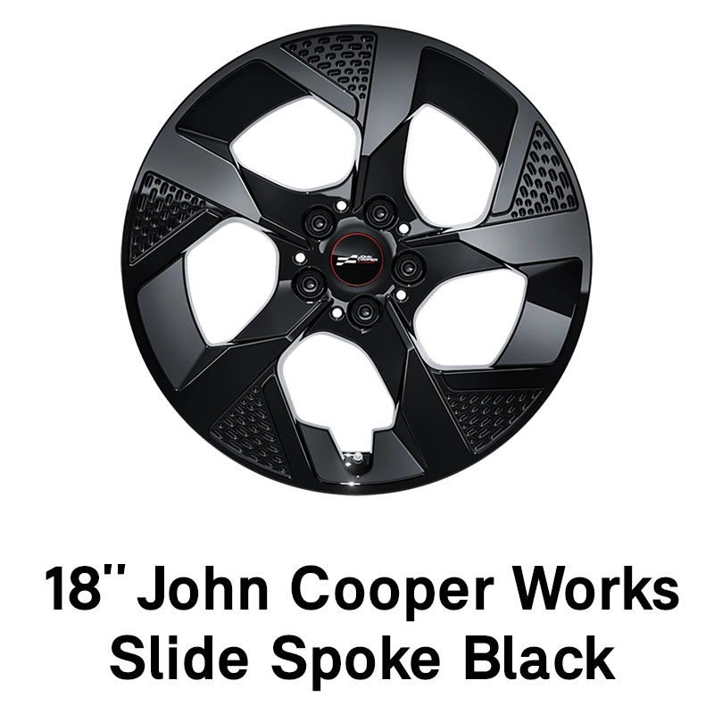 MINI - Equipamiento - JCW Slide Spoke de 18 pulgadas en negro