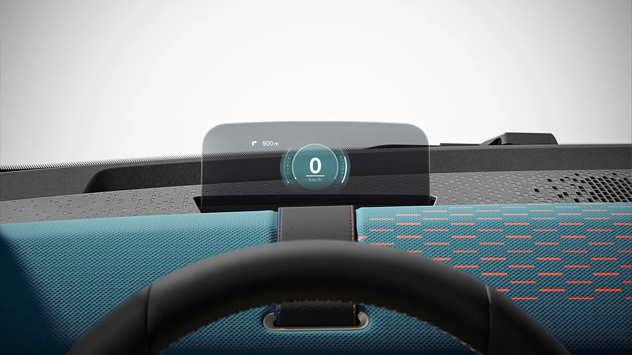 MINI Aceman 100% eléctrico - Head-Up Display