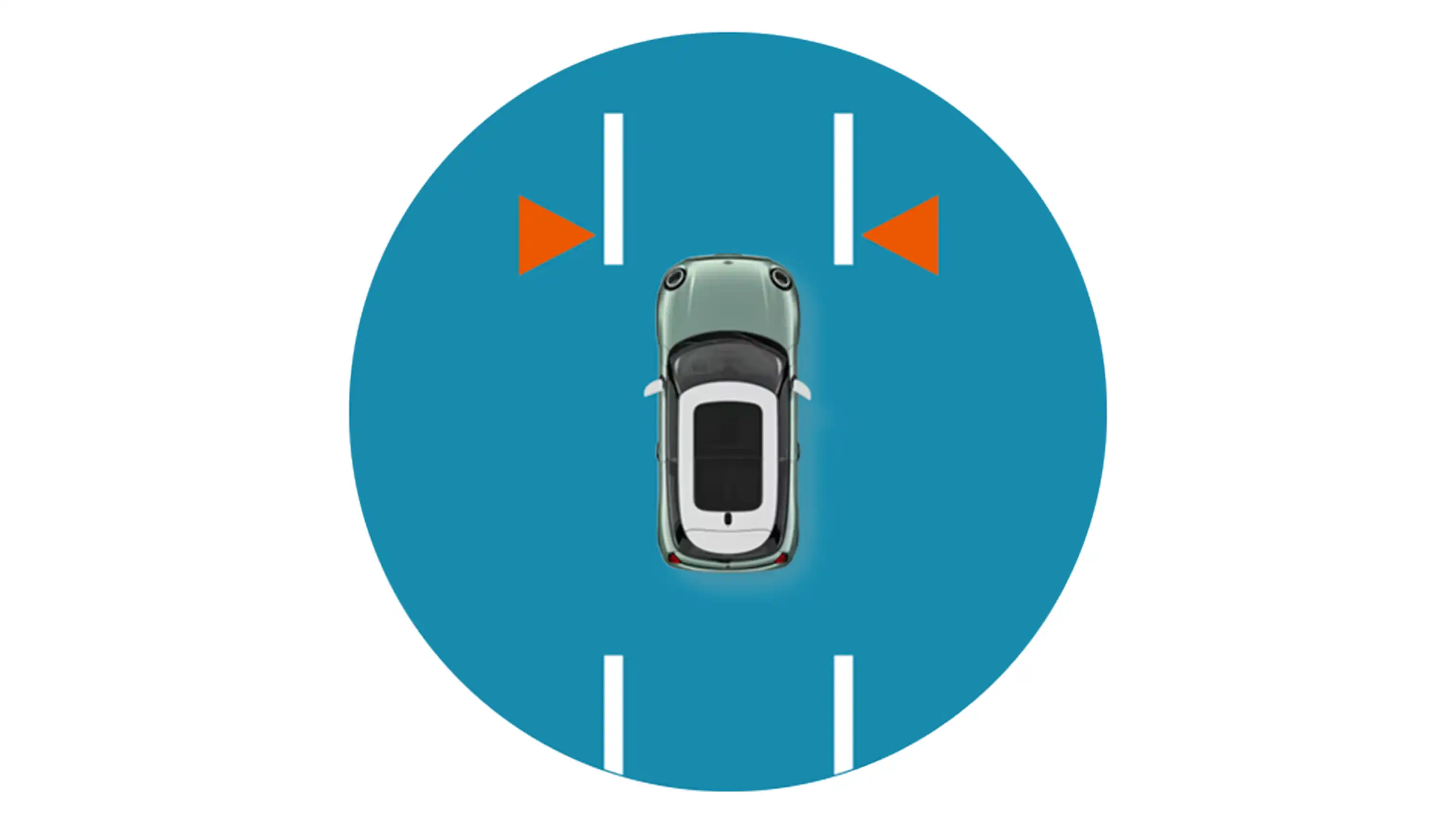 MINI Aceman 100% eléctrico - Aviso de salida de carril