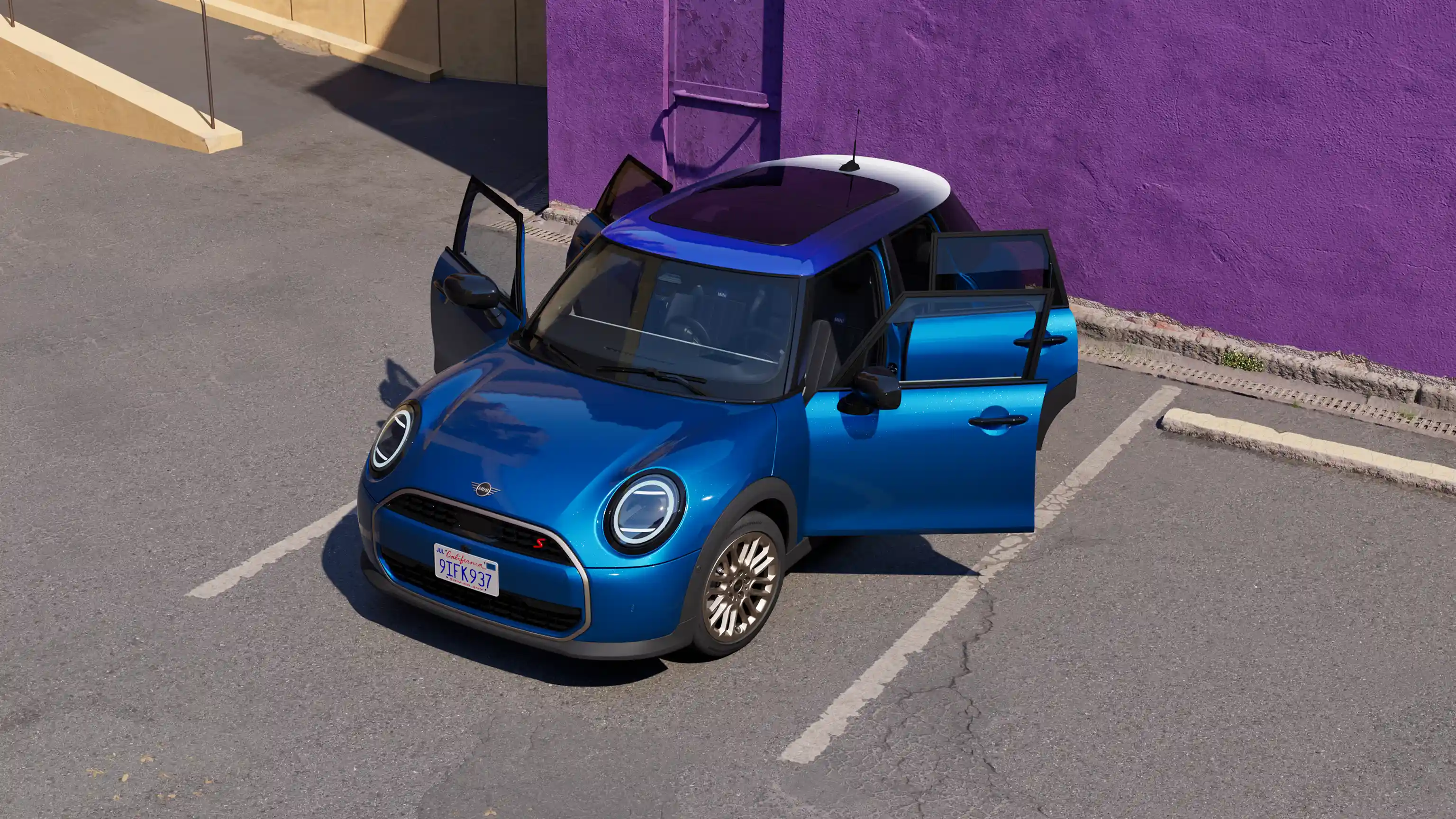MINI Cooper 5 puertas - Puertas abiertas