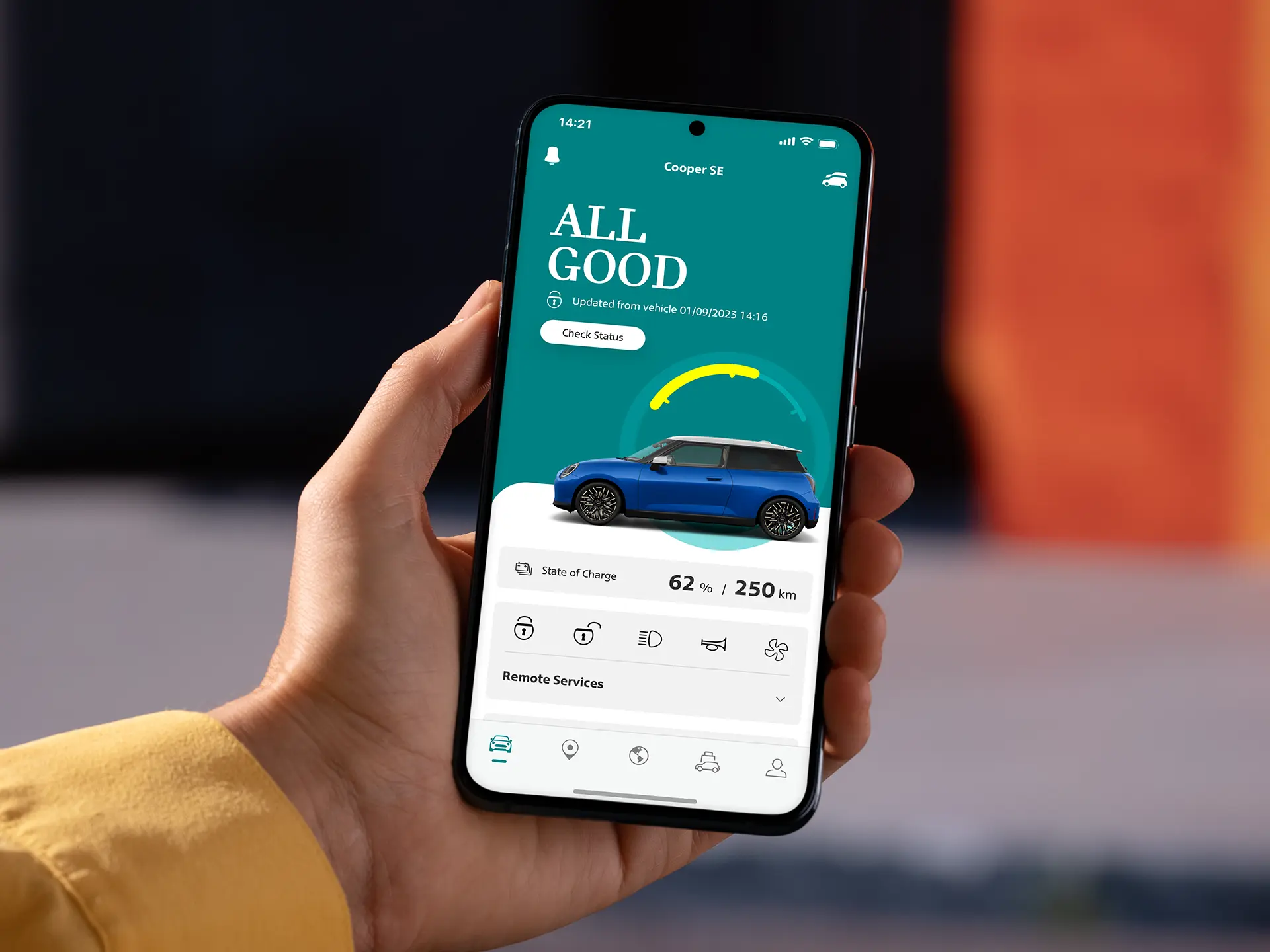 MINI Cooper 100% eléctrico - MINI App