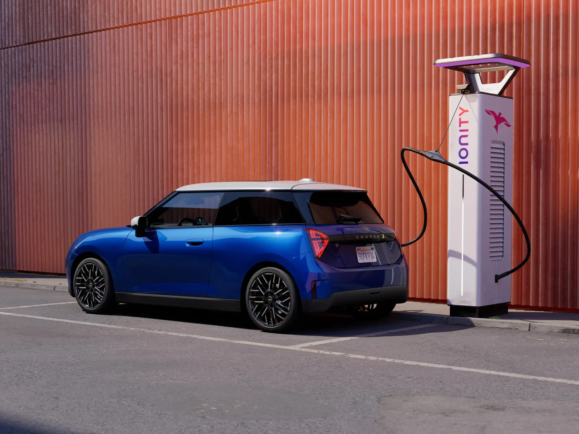 MINI Cooper 100% eléctrico - Carga en espacios públicos
