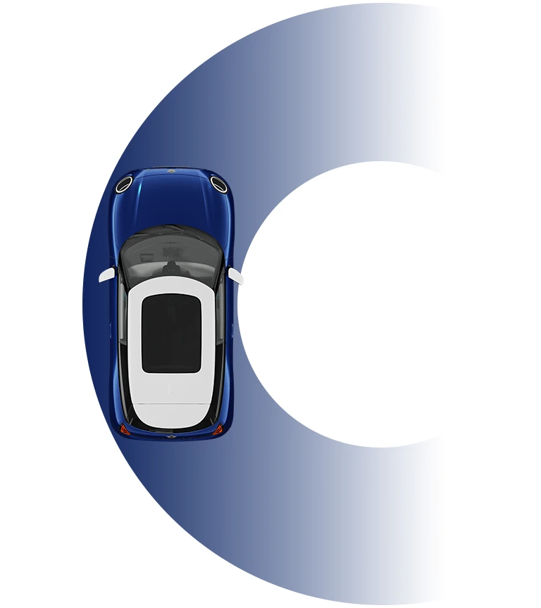 MINI Cooper 100% eléctrico - Radio de giro
