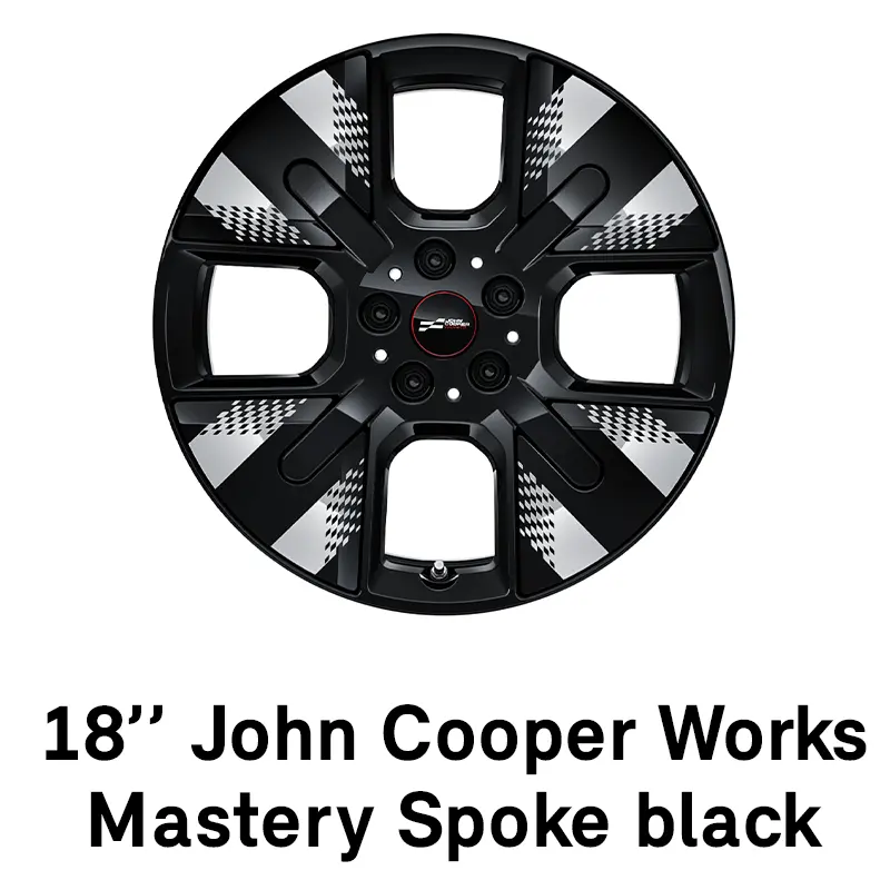 MINI - Equipamiento - JCW Mastery Spoke de 18 pulgadas en negro