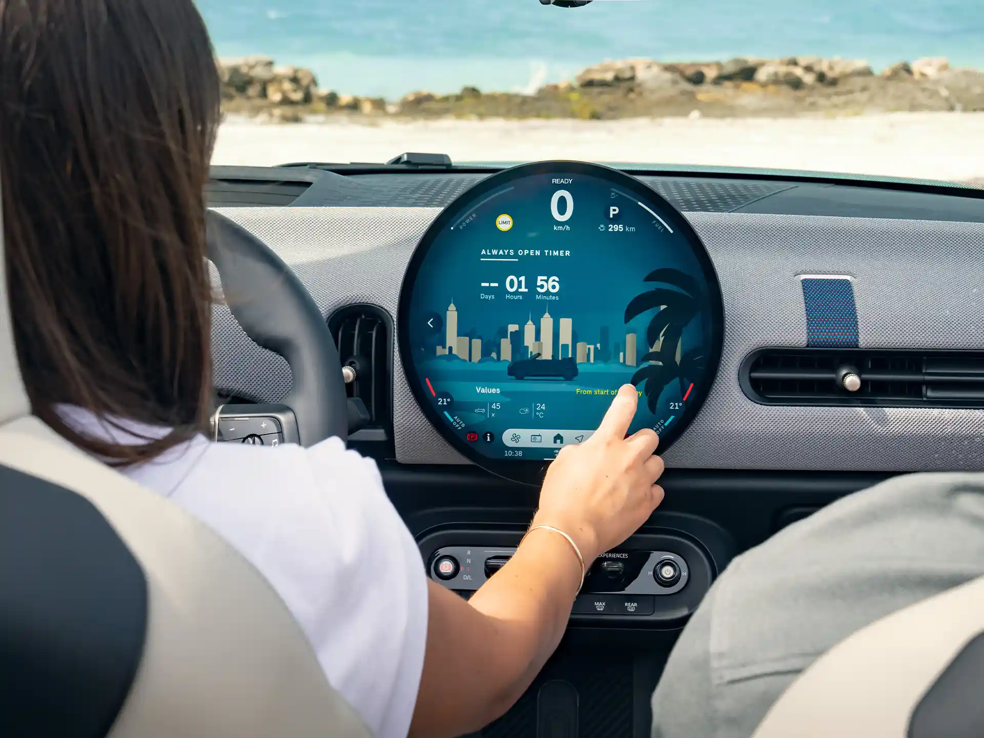 MINI Cooper Cabrio - Pantalla OLED circular