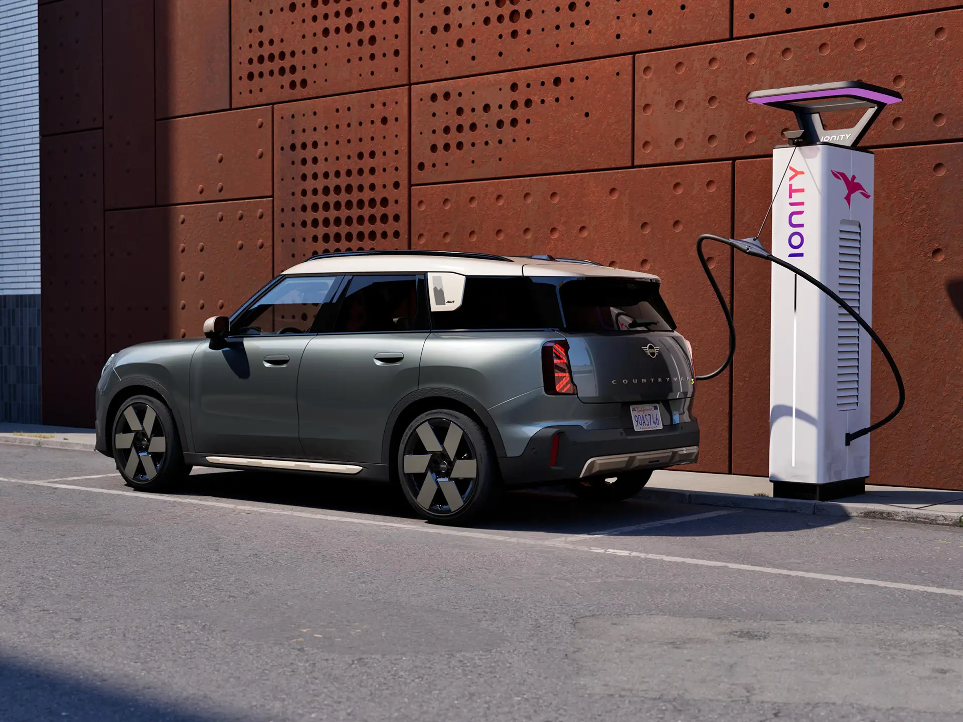 MINI Countryman 100% eléctrico - Carga en espacios públicos