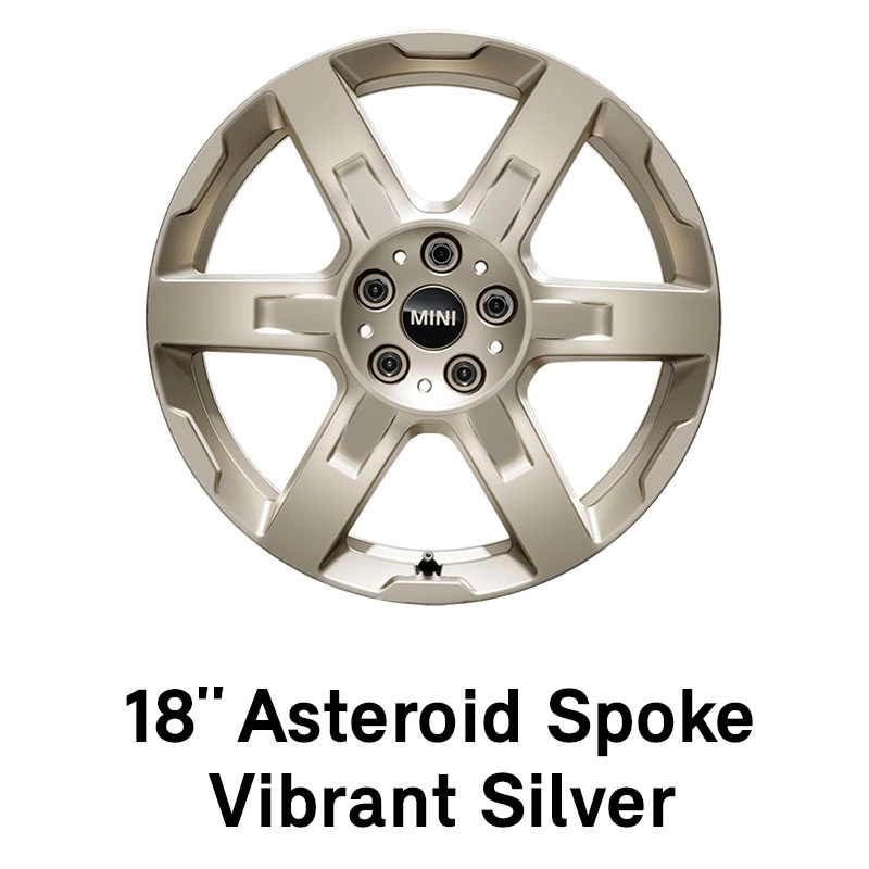 MINI - Equipamiento - Asteroid Spoke de 18 pulgadas en Vibrant Silver