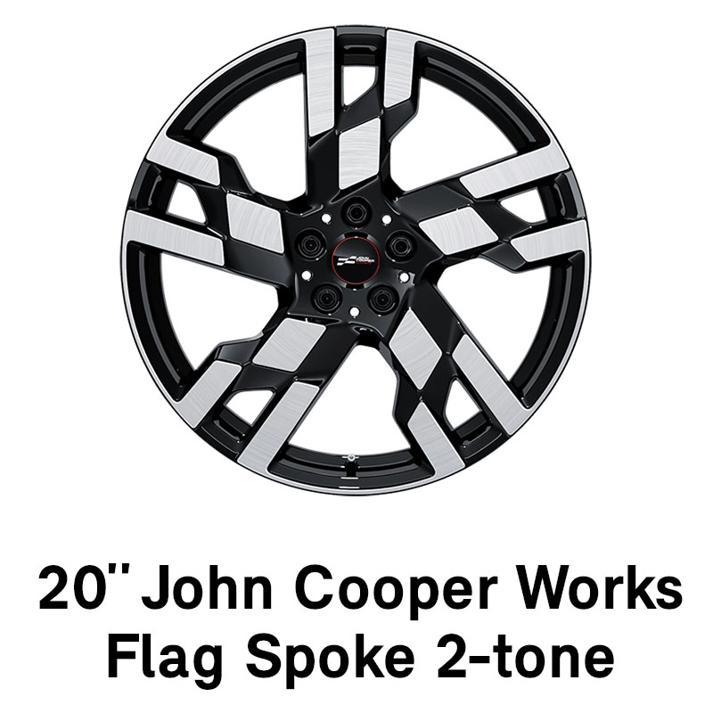 MINI - equipamiento - JCW Flag Spoke de 20 pulgadas bitono