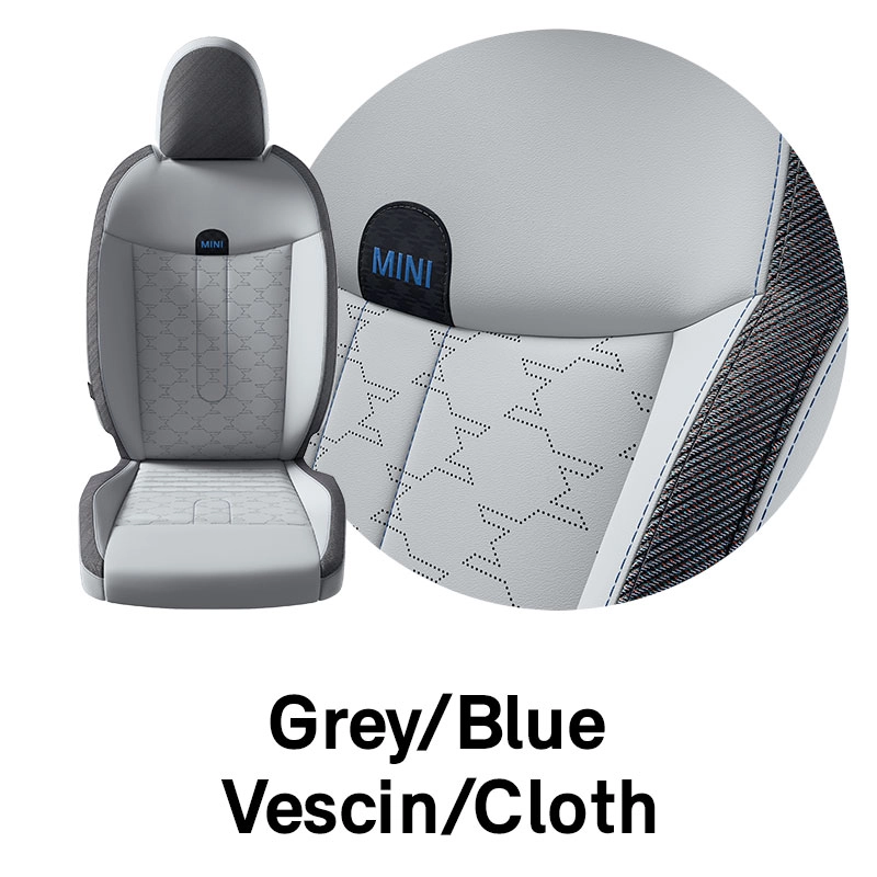 MINI - Equipamiento - Vescin/tela en gris/azul