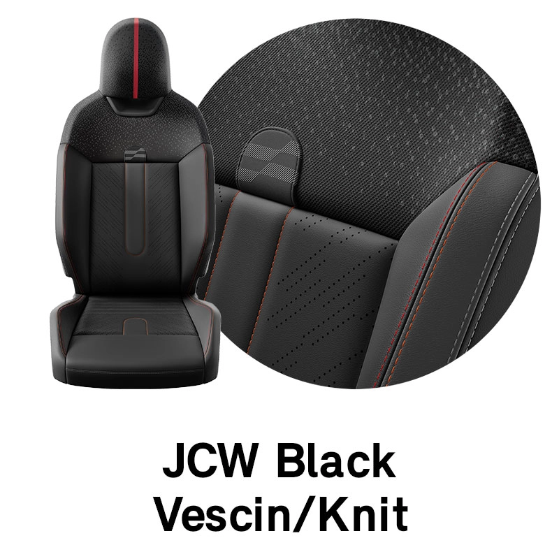 MINI - Equipamiento - Vescin/tejido en JCW Black