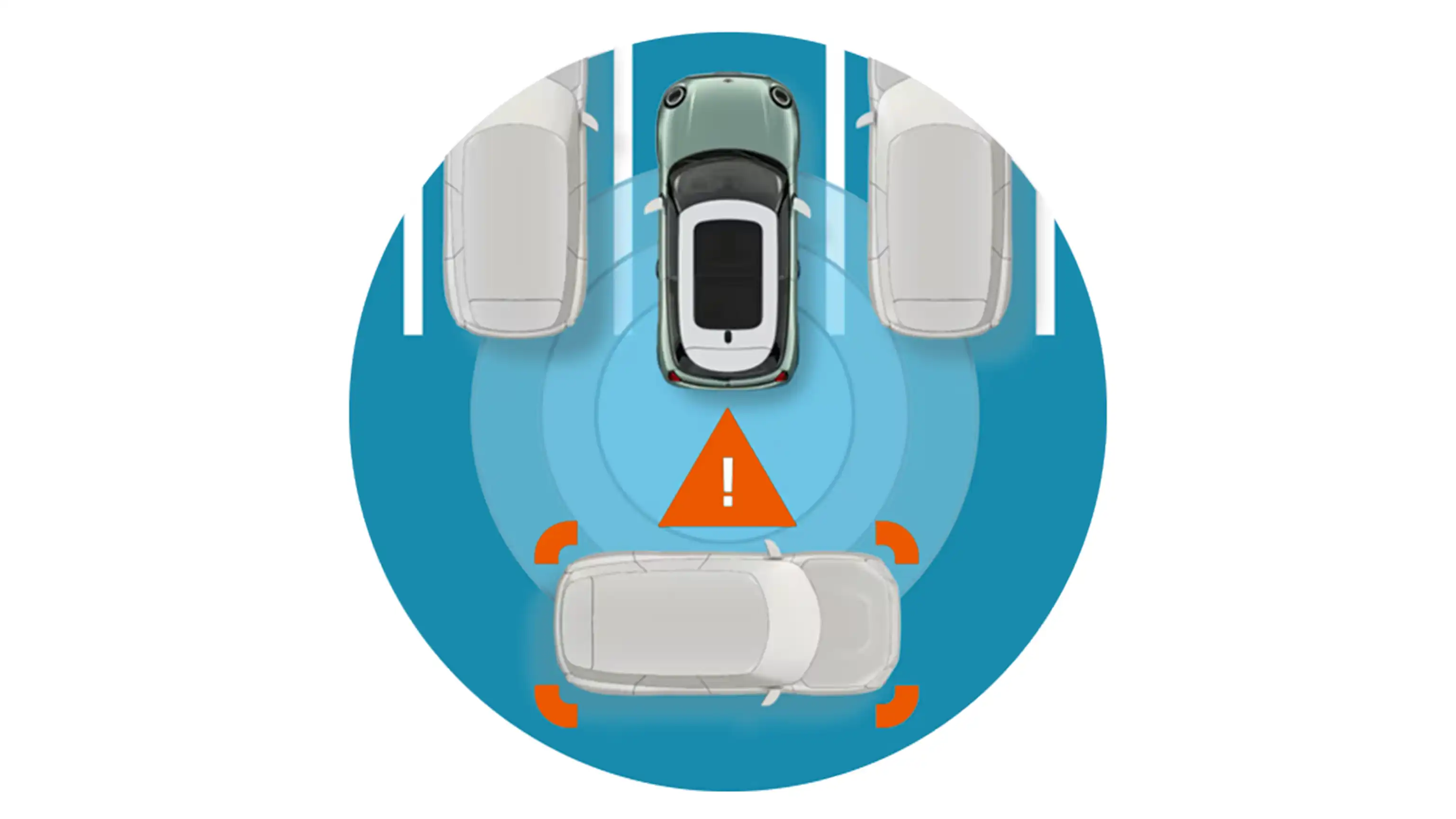 MINI Countryman 100% eléctrico - Aviso de colisión trasera