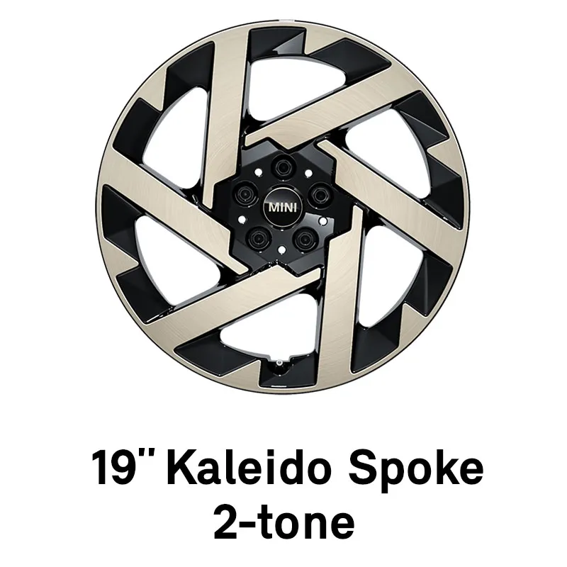 MINI - equipamiento - radio kaleido de 19 pulgadas en dos tonos