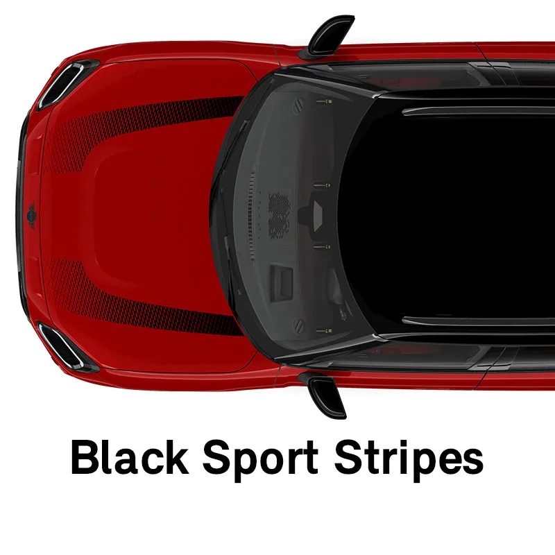  MINI - equipamiento - estilo jcw - franjas deportivas en negro