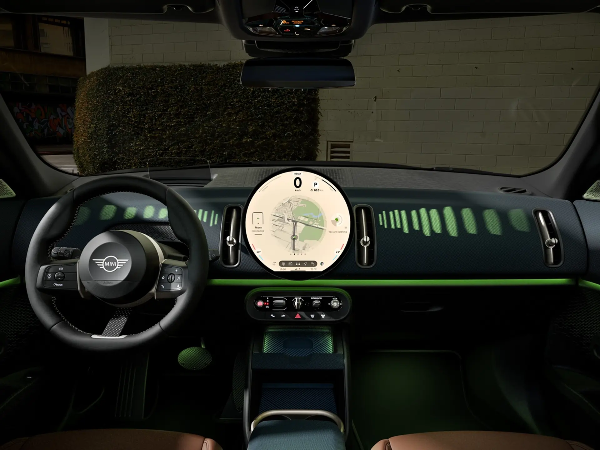 MINI Countryman - interior - modos oled