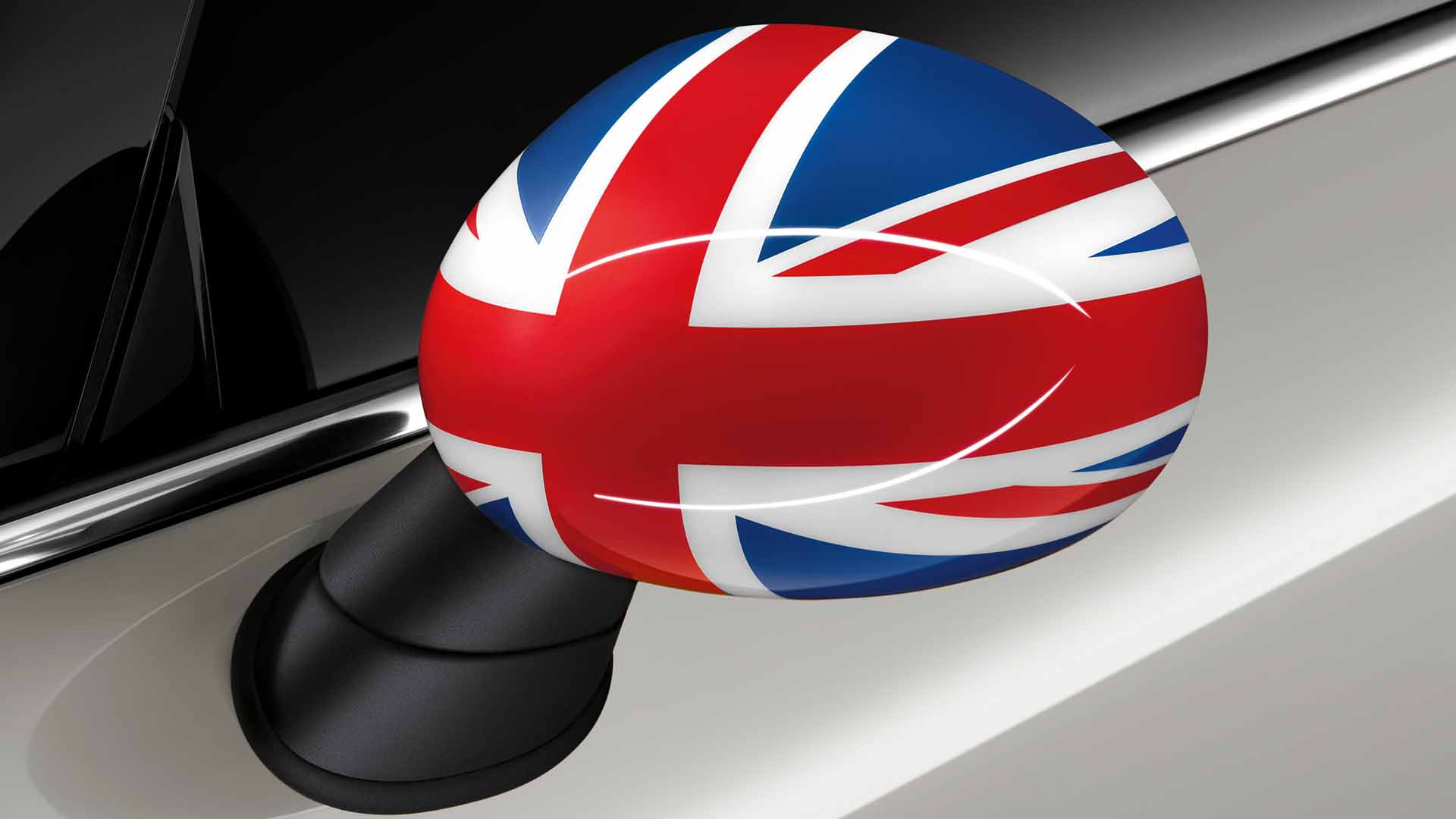 Pequeño llavero de mini coche con techo Union Jack -  España