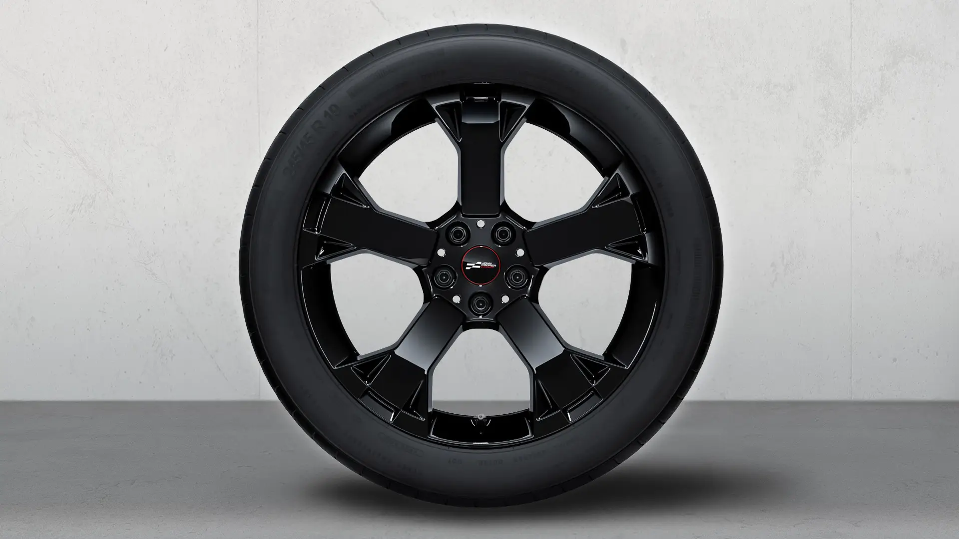 Llanta de invierno de aleación ligera JCW Runway Spoke 948 de 19'' en Jet Black.