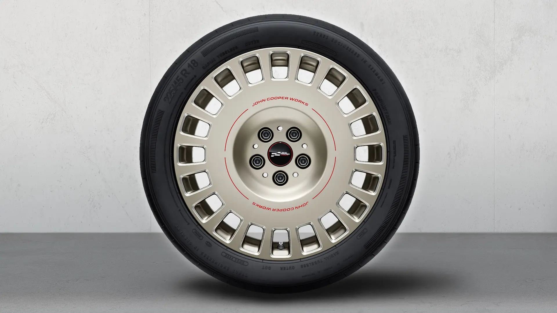 Llanta de aleación ligera de 18 pulgadas JCW Rallye Spoke 992 Bicolor (Vibrant Silver, pulida), juego de ruedas completo de verano 