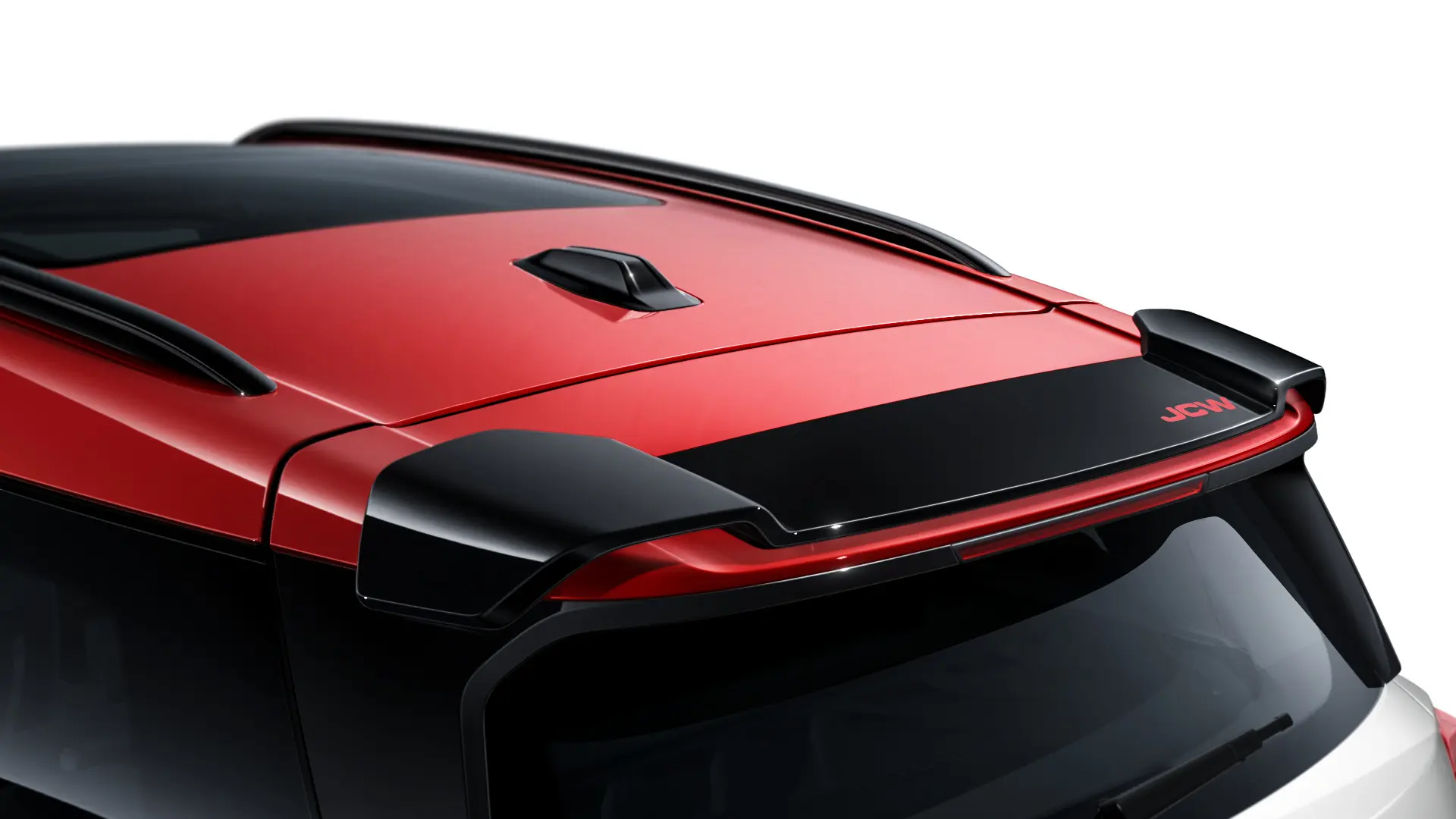 Accesorios JCW - Spoiler de techo JCW en negro brillante