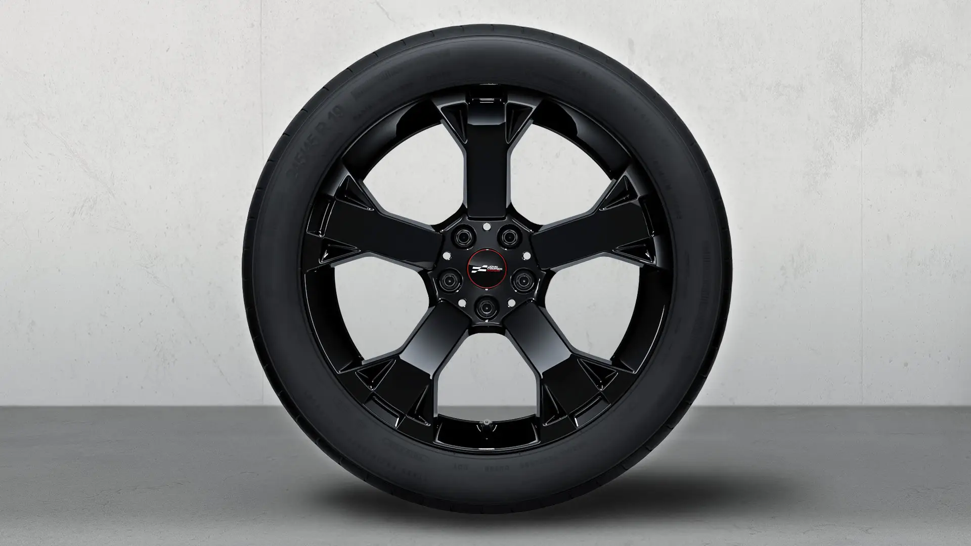 Llanta JCW de 19" radios Runway estilo 948 en Jet Black, juego completo de ruedas de verano. 