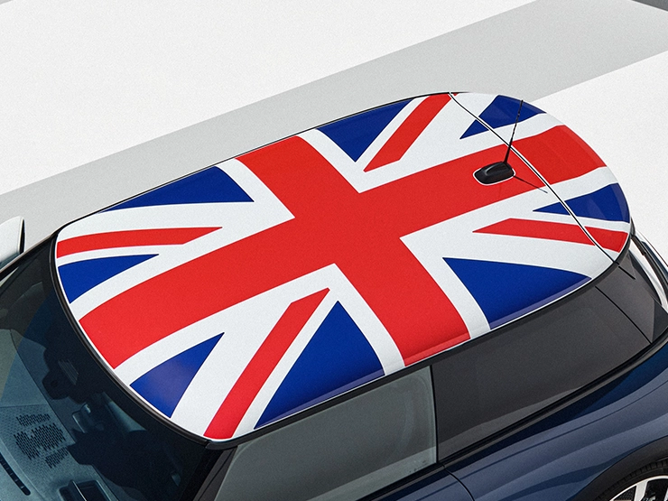 Vista superior del MINI Cooper Oxford Edition.