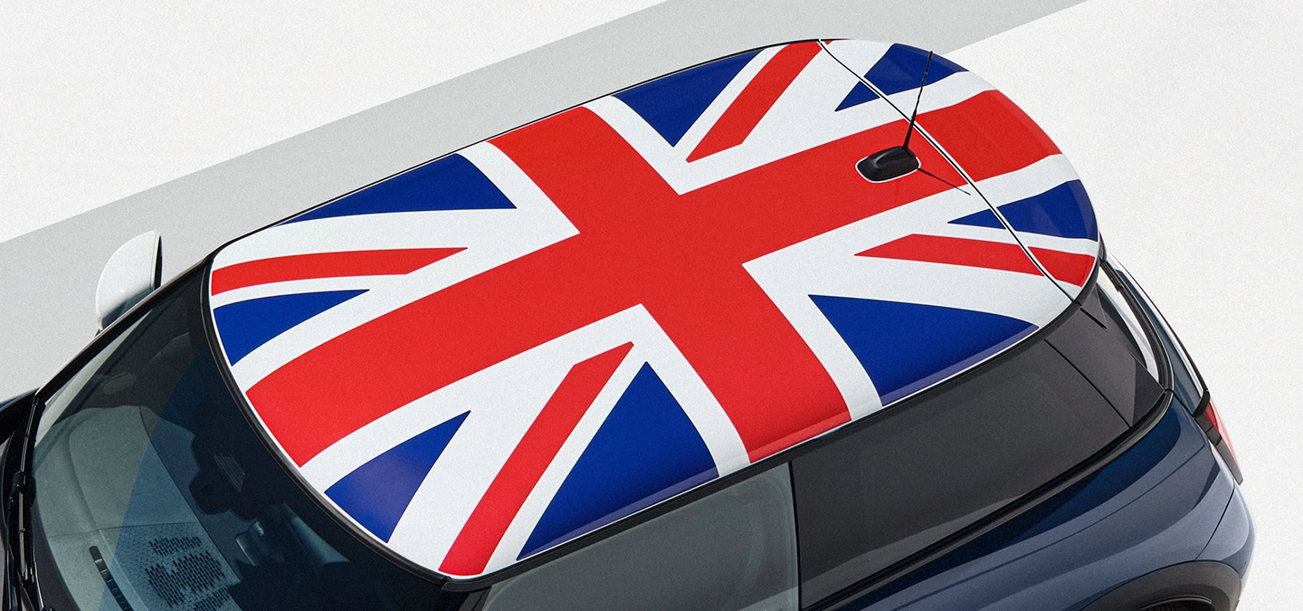 Vista superior del MINI Cooper Oxford Edition.