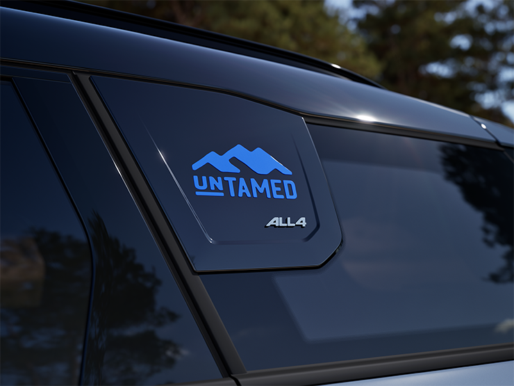 Imagen del montante C del MINI Countryman Untamed Edition.