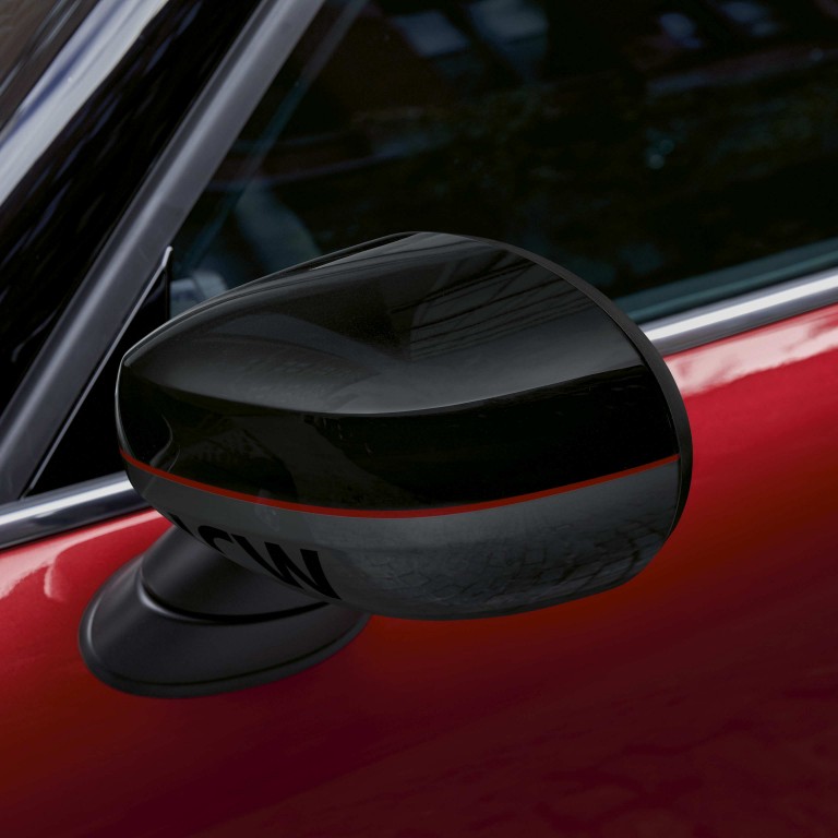 MINI John Cooper Works – rojo y negro – carcasa de retrovisor