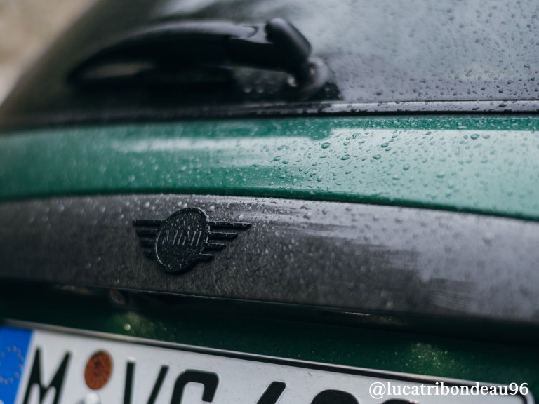 MINI John Cooper Works – manilla del portón del maletero – negro