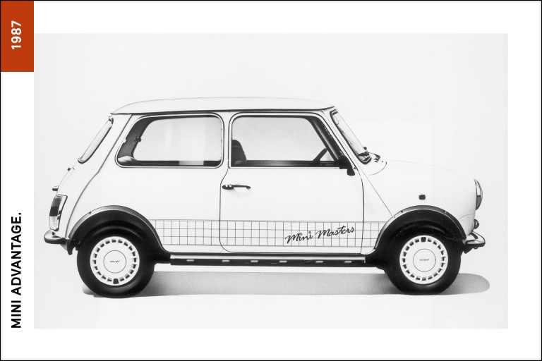 O MINI Advantage, que foi lançado em França, em maio de 1987 para o Open de Ténis de França.
