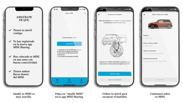 How can i pair my mini to the sharing app?