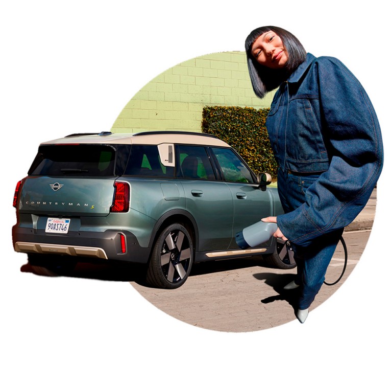 all-electric countryman exterior