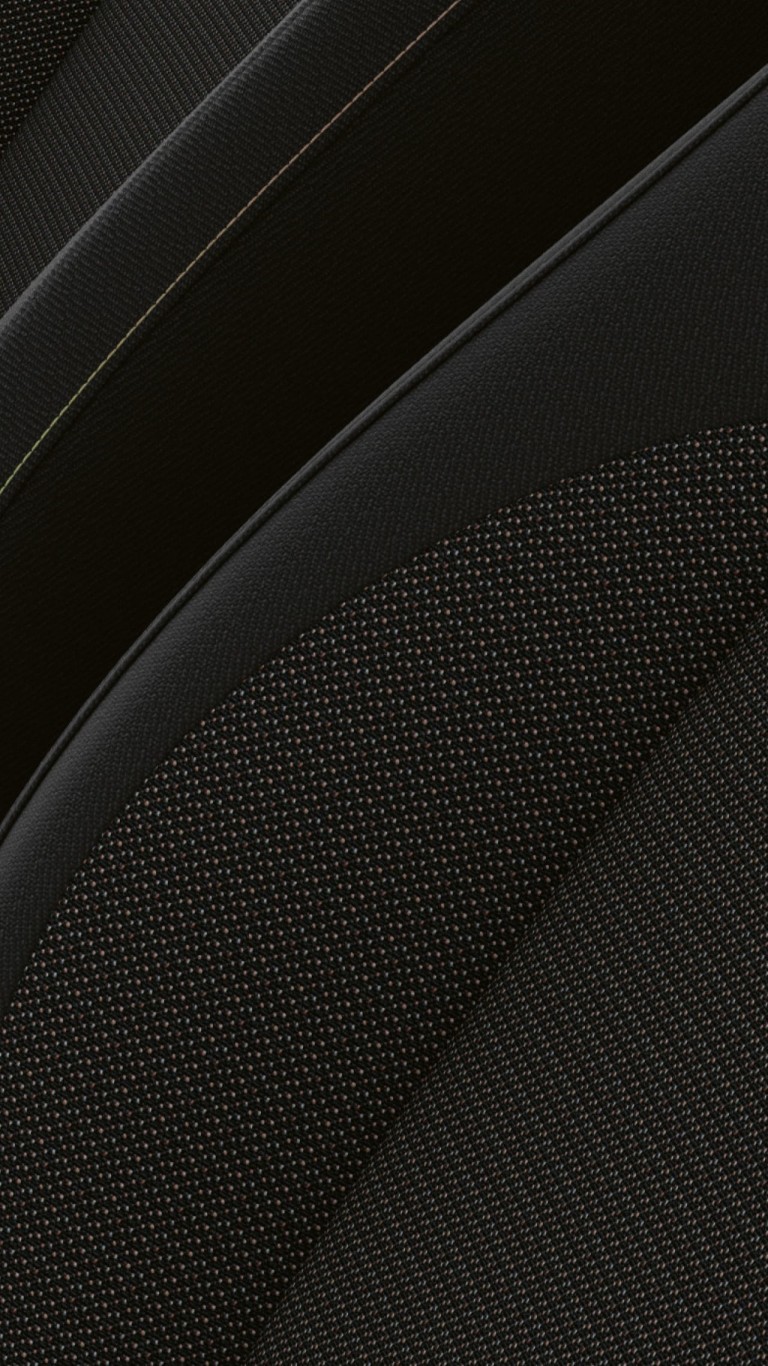 MINI Cooper SE de 3 puertas – interior – paquete de equipamiento standard
